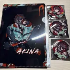 Stun mode 三枝明那 クリアファイル 缶バッジ3個