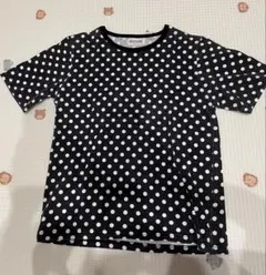 BEAMS BOY ドット柄 半袖Tシャツ ブラックのサムネイル