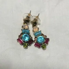 ピアス カラフルストーン