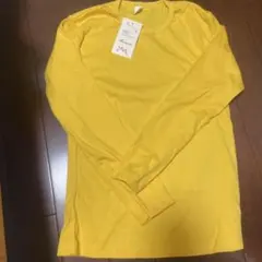 Huameilai イエロー 長袖Tシャツ