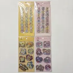 サンリオ マイメロディ ポムポムプリン シール 4点セット おはじき ウォーター
