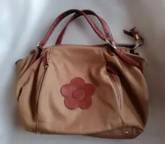 MARY QUANT トートバッグ ブラウンのサムネイル