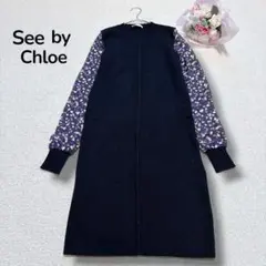 2026年最新】SEE BY CHLOE 柄：花柄 レディース 長袖・七分袖ひざ丈