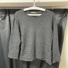Y's for men ウールニット クルーネック ダークグレーのサムネイル