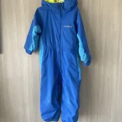 mont-bell キッズ スキーウェア つなぎ ブルー