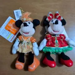 ミニーぬいぐるみバッジ　クリスマスファンタジー2014　ハロウィン2014