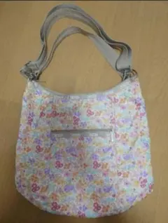 超美品 LeSportsac ショルダーバッグ ローズガーランド バラ F438 