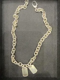 GUCCI ドッグタグ チャーム ブレスレット シルバー中古。 - メルカリ