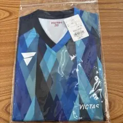 VICTAS 卓球 ゲームシャツ V-LGS244 ブルー 2XS