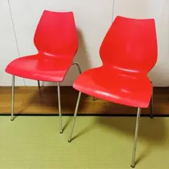 Kartell マウイチェア ホワイト 2脚セット