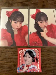 きゅーすと　佐野愛花　トレカ　ステッカー