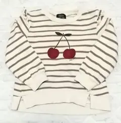 petit main オーガニックコットントレーナー 100