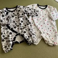 ベビー ロンパース 冬用　60cm 2枚セット