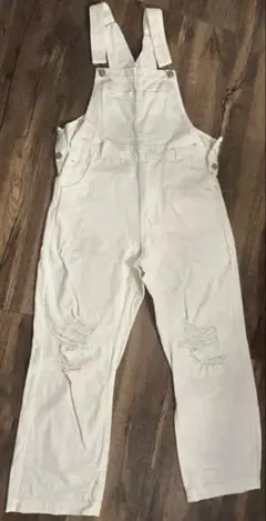 WEGO オーバーオール 白 S