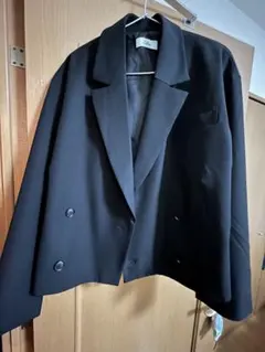 Loose/ルース ドレープオーバー ダブルショートジャケット