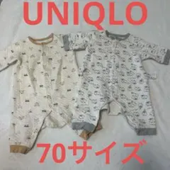 UNIQLO 冬ロンパース　70センチ