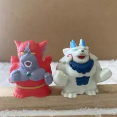 妖怪ウォッチ指人形　フィギュア　レッドジェイ＆マイティドック