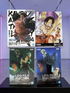 ONE PIECE ルフィ ゾロ サンジ エース4体セット BANDAI