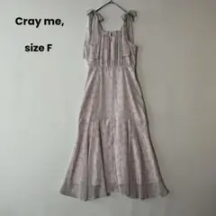 Crayme,クレイミー Blur shoulder Ribbon Dressのサムネイル
