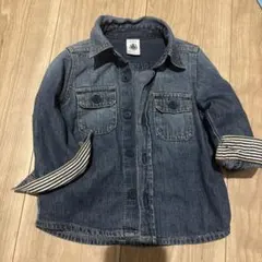 Petit Bateau プチバトー デニムジャケット 24M/84cm - メルカリ