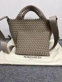 ナゲティNAGHEDI ミディアムトート ポーチ 保存袋有 - メルカリ