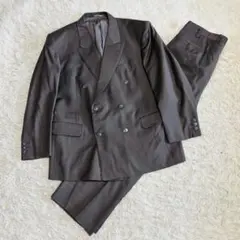ermenegildo zegna ダブルスーツ セットアップ カーキ系 総裏