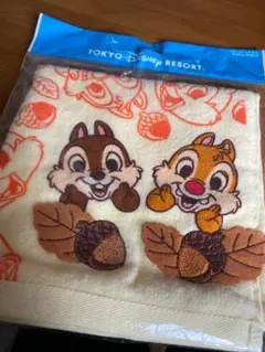 東京ディズニーランドに売ってるチップとデールのタオル