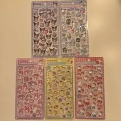 正規品　サンリオ　ボンボンドロップシール　5点セット
