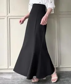 未使用　マーメイド　ロングスカート　黒　JUNOAH 低身長　sサイズ