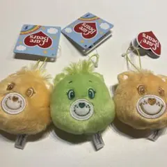 ケアベア フェイスマスコット　3個セット タグ付
