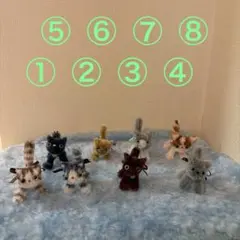 カプセルドール 狐 キツネ ふさふさシッポ アウトフィット - メルカリ