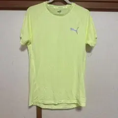 PUMA 蛍光イエロー Tシャツメンズ