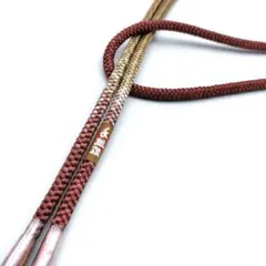 帯締め　正絹　手組紐　丸組　ピンク 和装小物　新品未使用No.74
