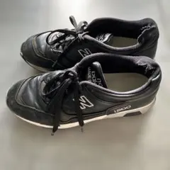 【訳あり】ニューバランス M1500BK 黒 レザー 英国製 26.0cm