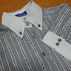 d*7様 BURBERRY BLUE LABEL✨半袖ブラウス✨ロゴストライプ✨