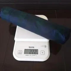 無印良品 晴雨兼用 　折りたたみ傘 ６本骨 ダークグリーンチェック