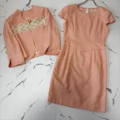 YUKI TORII✨ワンピースセットアップ　ジャガード　ノーカラー　スイス生地