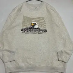 Croft & Barrow クラフト＆バロー イーグル 刺繍 スウェット