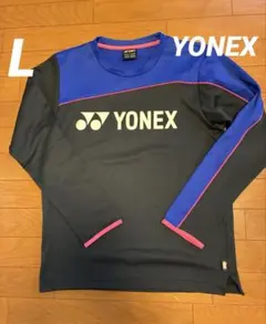 YONEX 長袖シャツ 黒/青/ピンク L