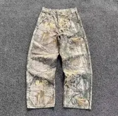 【新品】最終値下げ早い者勝ち❗️リアルツリーパンツ　迷彩デニム　Opium y2k