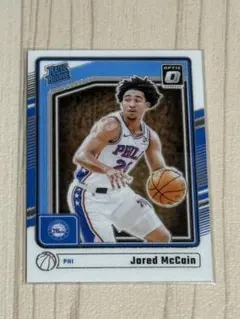 Jared McCain Rated Rookie カード 76ers