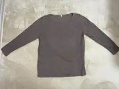 無印良品　5分袖　ニット