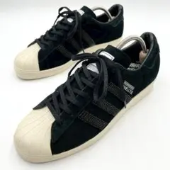 アディダス ネイバーフッド スニーカー スーパースター 黒 27.5 Y1308