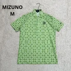 【MIZUNO GOLF】ミズノ　ゴルフウェア　ポロシャツ　メンズ　グリーン