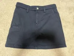 【Sサイズ】 Jack Bunny!! ネイビースカート ゴルフ 裏起毛