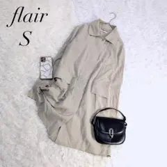 フレア/スプリングコート/ウエスト切替ライトコート/コットン/Sサイズ