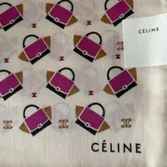 GWセール❣️【新品】CELINE ハンカチ トラペーズ柄 袋付き　廃盤品希少