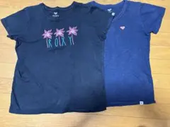 ROXY Tシャツセット 花柄・ロゴ刺繍