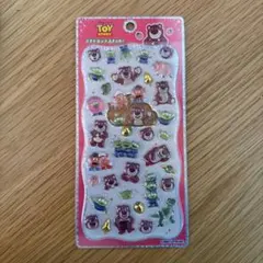 トイストーリー　プチドロップステッカー　エイリアン　リトルグリーメン　ロッツォ