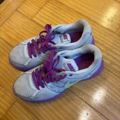 Nike スニーカー グレー/パープル